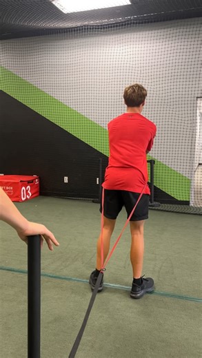 Adding bands to jumps increases the demand on the hips and lower body. Banded broad jumps train horizontal power for acceleration, while banded skaters develop lateral force and single-leg stability. | Riley Sports Performance | Facebook