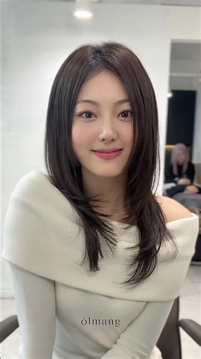 히메컷 + 하이레이어드펌 이쁨가득,,🫧🤍 / #khair #hairstyle #퍼스널헤어 #한남동미용실 #컬러체인지