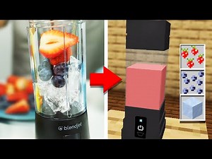 We added a Blender from Real Life to Minecraft