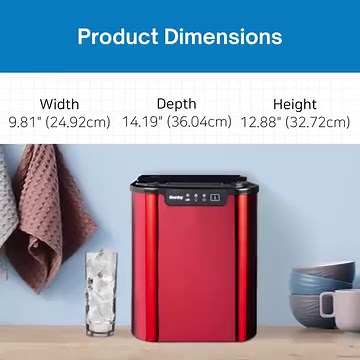  Upgrade your kitchen with the Danby 25 lbs. Countertop Ice Maker in Red! Perfect for parties or everyday use. Get yours now and elevate your ice game! ❄️ Learn more with the link below: https://ow.ly/gkK350QSyQp . . . #DanbyIceMaker #KitchenUpgrade #Danby | Danby | Facebook