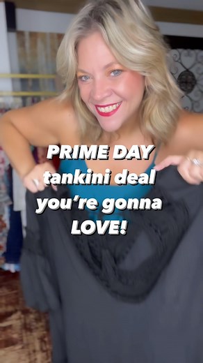 If y’all are tankini fans, you’re gonna want to comment SHOP below to get this DEAL! So many prints & colors are part of the PRIME DAY sale too. I’m a size 14/16 pear 🍐 shaped mama and the size xl fits me great. I’m wearing the “plus” option in my coverup (not on sale, but very affordable)! . . . #tankinis #tankiniswimwear #tankini #size14style #size16style #primedaydeals #weartheswimsuit #pearshapedbody #pearshaped #summertimevibes #highwaistedbikini #timeforthebeach #pooltimefun #nicolesoutfi