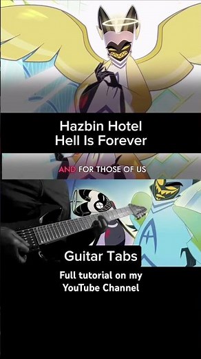 Hell Is Forever (Hazbin Hotel) - Guitar Tabs #hazbinhotel #guitar