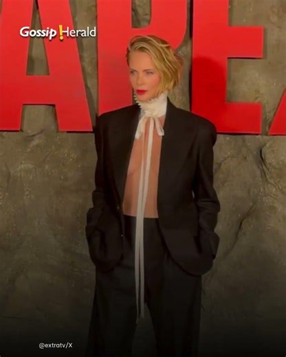 Charlize Theron Stuns NYC Premiere with Bold Look 😍🔥 #shorts