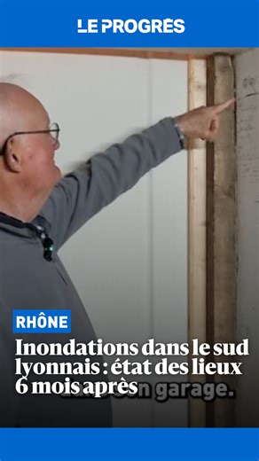 🔙 Il y a six mois, le 17 octobre 2024, le sud de Lyon était dévasté par des inondations d’une ampleur inédite. Les communes de Givors, Grigny, Brignais et Saint-Romain-en-Gier ont été les plus durement touchées. Les dégâts matériels étaient immenses. Aujourd’hui la vie a repris son cours mais certains riverains vivent encore avec les stigmates de ces inondations. #Lyon #Inondations | Le Progrès