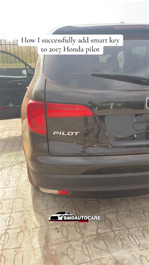 Adding a Smart Key to a 2017 Honda Pilot