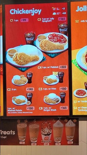 Jollibee Philippines menu with price