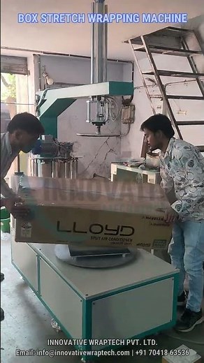 Automatic Stretch Wrapping Machine | luggage Wrapping Machine for Industrial Packaging