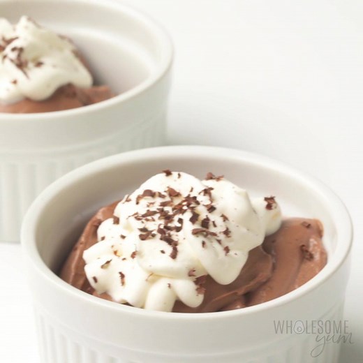 You won't believe how delicious this sugar-free, low carb chocolate pudding recipe is! You only need 5 ingredients and 10 minutes prep to make this yummy dessert recipe. Printable Recipe: https://www.wholesomeyum.com/low-carb-keto-sugar-free-chocolate-pudding-recipe/ Get the sweetener for this recipe HERE: https://www.wholesomeyumfoods.com/shop/sweeteners/erythritol/erythritol-powdered/ | Wholesome Yum - Easy Healthy Recipes
