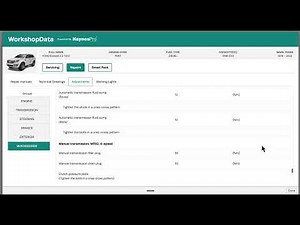 WorkshopData Adjustment Release & Make/Model Search: Faster Vehicle DataLookup in Workshop Software