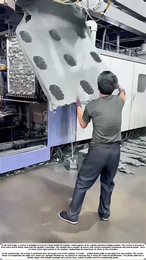 Workers Manufacturing Plastic Pallets: Precision and Efficiency in Action