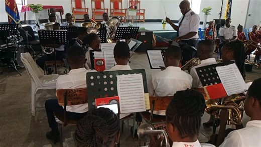 Kibera Citadel Junior Band making great improvements Day by Day. We value the efforts you are putting in to become better musicians in the Music Ministry in the church. Today you had Visiting guests from Laikipia who came to bench mark on what you do. | Kibera Citadel Band -KCB