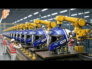 How Millions of Motorcycle Helmets Are Made Inside Massive Factory