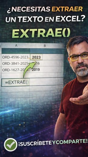 Excel formulas: EXTRACT