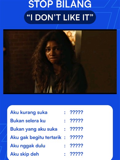 Aku skip deh = ...??? 🤷🏻‍♀️🤔 #BahasaInggris #Grammar #BelajarBahasaInggris #Vocabulary #EnglishMovie