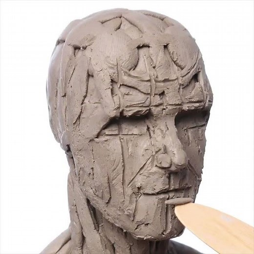 'How to Sculpt A Human Head' - step-by-step guide