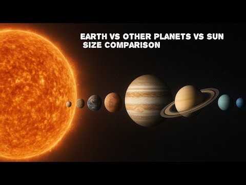 How Big is Earth REALLY? Compared to Planets & the Sun