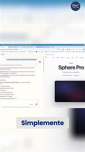 Crea Páginas Web Estilo Apple con IA ¡Gratis! #shorts
