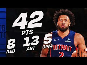 Cade Cunningham Makes HISTORY at MSG (42 PTS & 13 AST) 🚨 | February 19, 2026