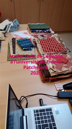 Atelier Quilt de Légende à l'université de France Patchwork animé par Isabelle Muzeau et Christine Lainé. #francepatchwork #universitefrancepatchwork2025 | France Patchwork