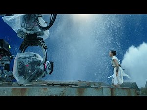 Death Star fight between Rey and Kylo Ren BTS - The Rise of Skywalker documentary