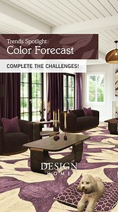 Transform your spaces with an elegant twist ✨ Whether it's in bold accents or luxurious textiles, this trending plum color will add depth and richness to any design. Head to the game now to play with the lovely Plum Persuasion bundle and try out the next challenge in our Trends Spotlight Series 🌈 #DesignHome #ColorForecast #PlumPersuasion | Design Home