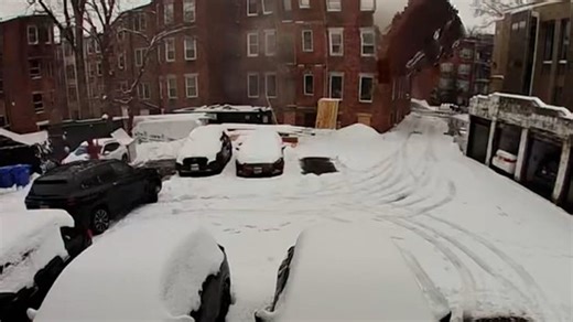 3.9K views | Video captured an apartment building's partial collapse in Massachusetts. No injuries were reported, and the cause is under investigation, police said. | Akron Beacon Journal | Facebook