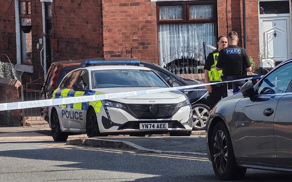 Residential street cordoned off after reports of 'drive by shooting'