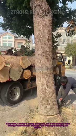 Tree Felling Hack: Drop Directly Into the Truck!