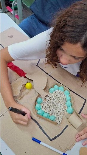 maquete do sistema digestório com 8A - escola Raymi