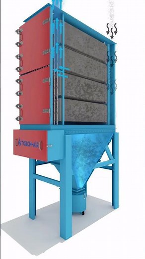 Pulse Jet Baghouse Operation for air dust collection Model Blizzard NEW