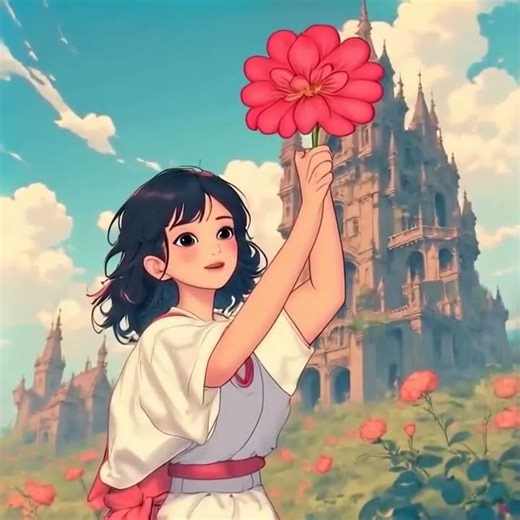 Kawaii Flower Girl #ai #anime