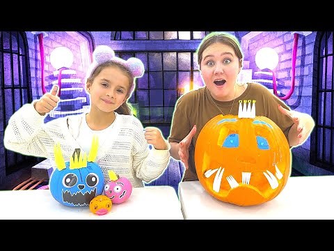 Ruby and Bonnie Halloween Pumpkin Carving Content Challenge