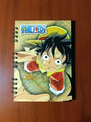 Cuaderno Argollado de Luffy: Aventura en One Piece