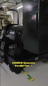 1000KW Generator Parallel Test ⚡