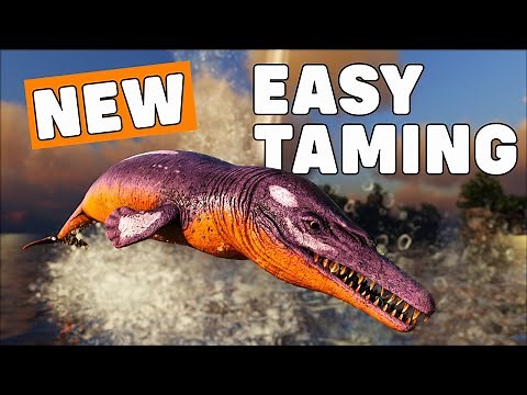 Basilosaurus NEW Easy Taming guide - Ark Survival Evolved.