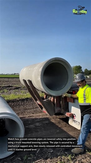 This Concrete Pipe Lowering Method Is Fast and Precise!