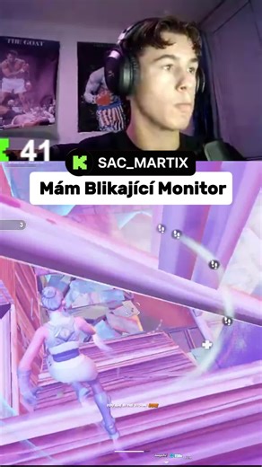 Mám Blikající Monitor🖥️#fyp #viral #kick #streamer #clip #czsk #getout #fortnite
