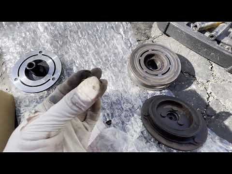 How to replace the A/C compressor clutch F150 4.2L 2004-2008
