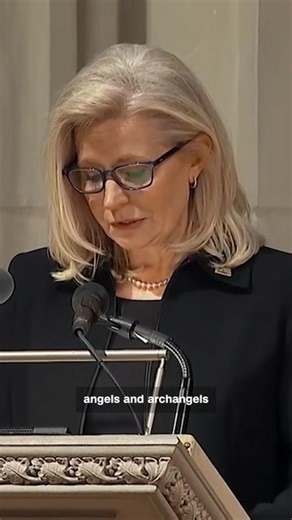 Former Rep. Liz Cheney eulogized her father, former Vice President Dick Cheney, saying he chose to defend the Constitution over political partisanship. | Brian Allen KSFY