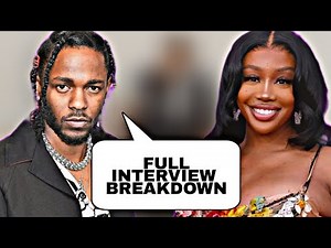 Kendrick Lamar Full Interview With SZA | BREAKDOWN