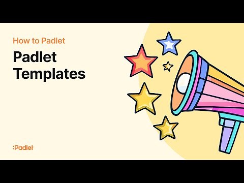 How to use Templates on Padlet