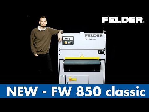 Felder® FW 850 classic - Wide belt sander | Felder Group - Teaser