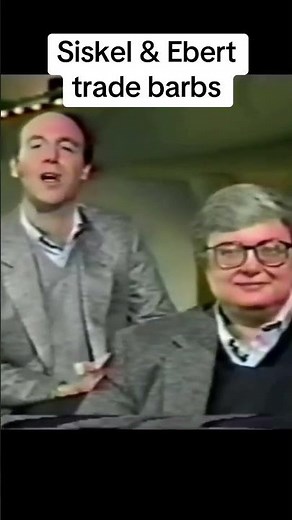 Siskel and Ebert behind the scenes #siskel #ebert