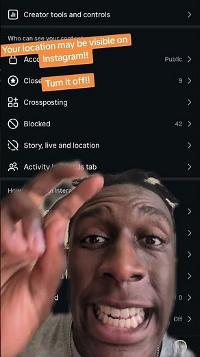 Turn your location settings off on IG!