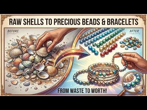 From shells to precious beads with bracelets