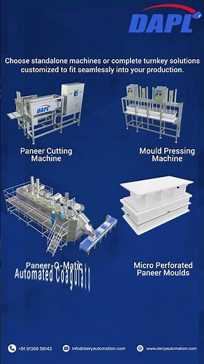 Worlds Largest Automated Paneer Plant Installations | Turnkey Paneer Processing Lines #dairy