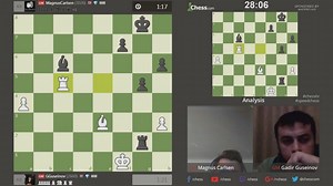 Speed Chess Championship: World Champion Magnus Carlsen vs. GM Gadir Guseinov