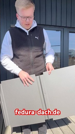 FEDURA Metalldach – schneller montiert & extrem stabil #dachdecker #spengler #metalldach