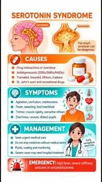 Serotonin Syndrome #SerotoninSyndrome #SerotoninToxicity #Serotonin #Antidepressants #SSRIs #SNRIs