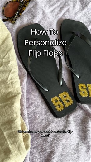 Creative Fabrica on Instagram: "Summer just got a whole lot more fun ☀️👣 Learn how to personalize your flip flops using HTV (yes, heat transfer vinyl works on these too!) 💥 From beach days to pool parties, custom sandals are the ultimate way to stand out and show off your style. Super easy, super cute—and they make great gifts too! 🎁✨ Watch the full process and get inspired to give your old flip flops a fresh, personalized twist. Would you rock these? Let us know in the comments!👇 . #HTVCraf
